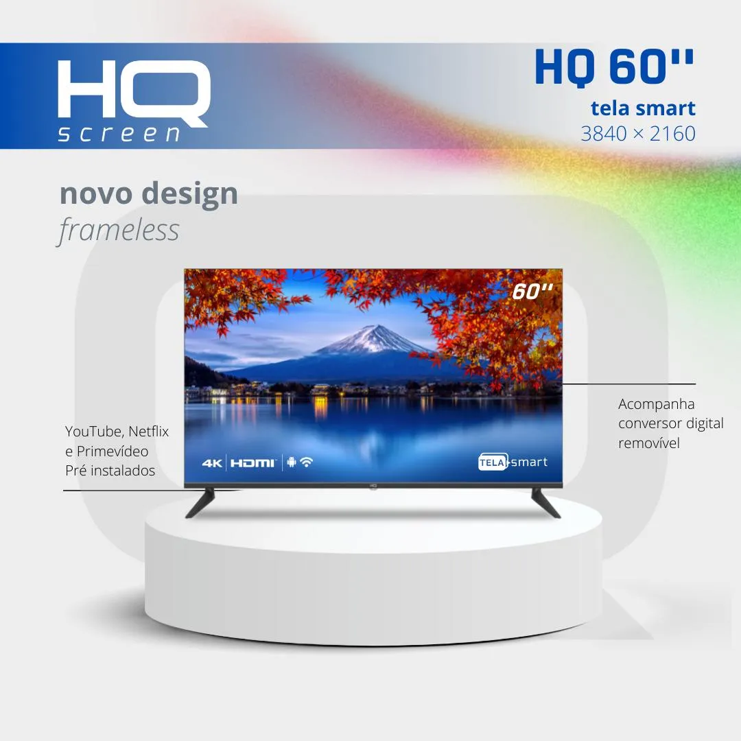 TV 4K Smart 60 Polegadas